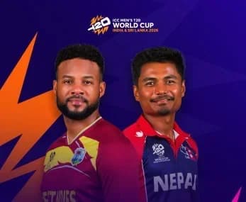 आईसिसी टी–२० विश्वकप: वेस्ट इन्डिजविरूद्ध नेपालले पाँचौं विकेट गुमायो