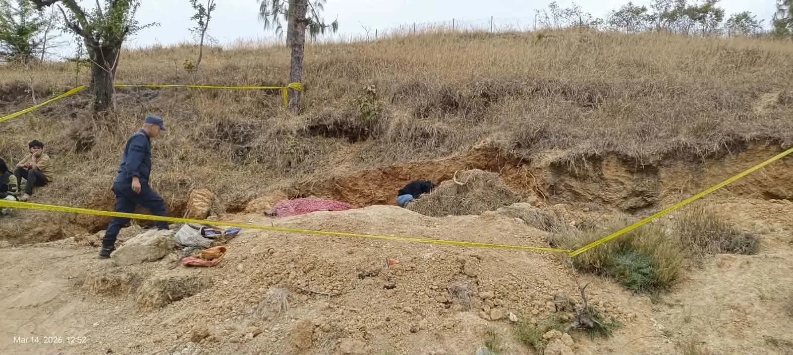 रोल्पामा माटो खन्ने क्रममा ढिस्कोले पुरिँदा एक जनाको मृत्यु, तीन घाइते