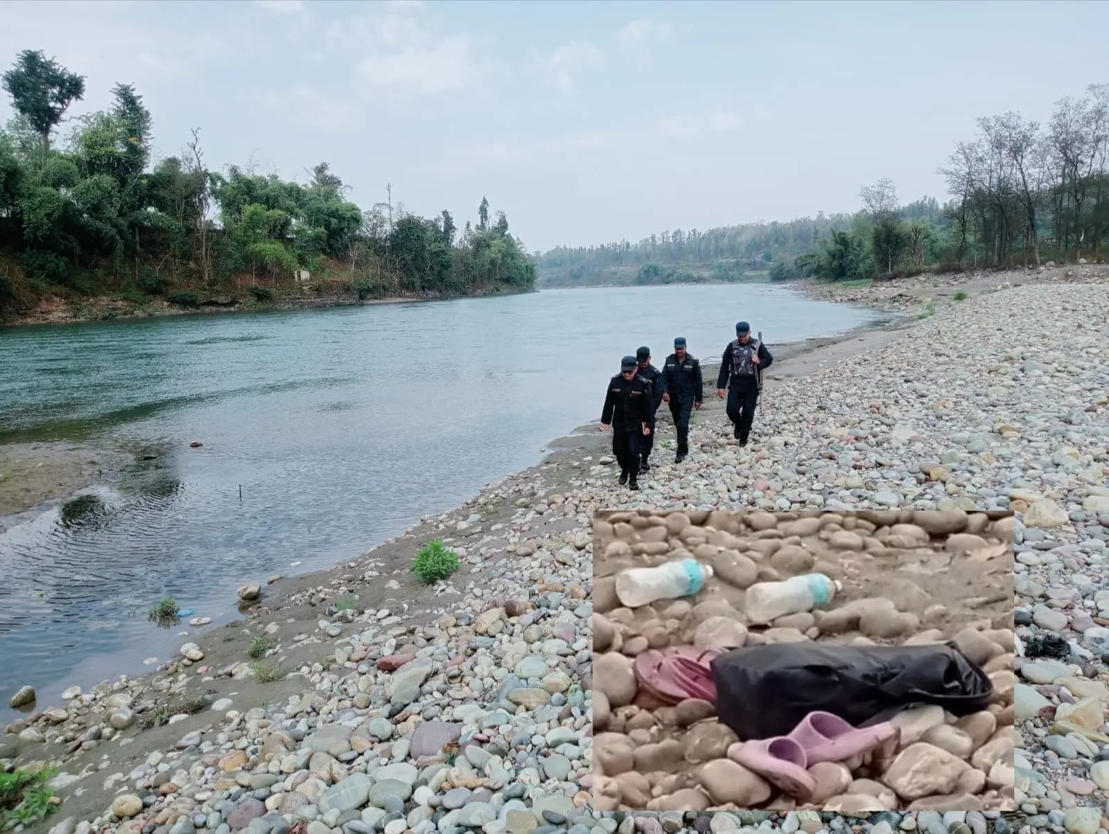 सुर्खेतमा महिला दुई छोराछोरीसहित बेपत्ता, भेरी नदी आसपास खोजी तीव्र