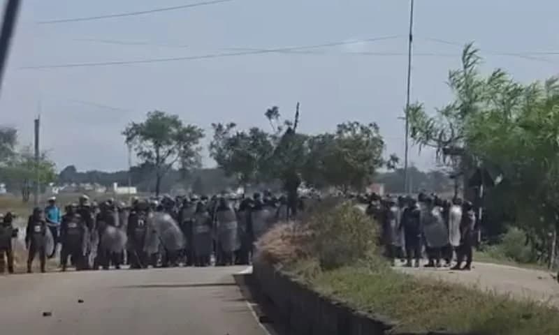 कपिलवस्तुमा हिन्दु–मुस्लिम विवाद : प्रदर्शन जारी, ४ जना घाइते