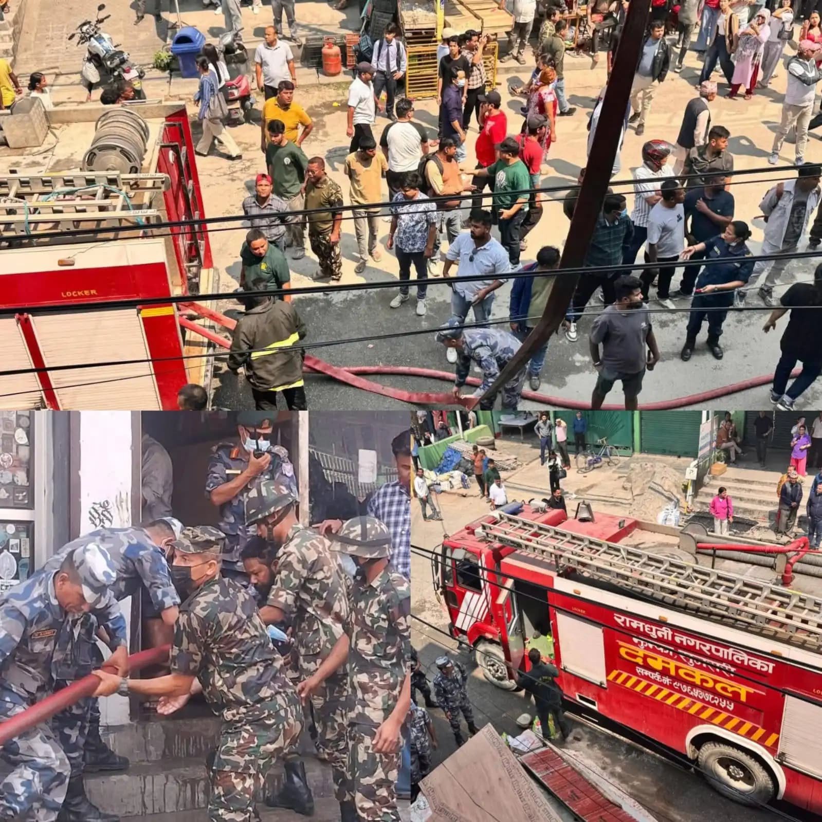 सुनसरी इटहरीमा क्याफे र आइस्क्रीम पार्लरमा आगलागी, मानवीय क्षति नभई नियन्त्रणमा