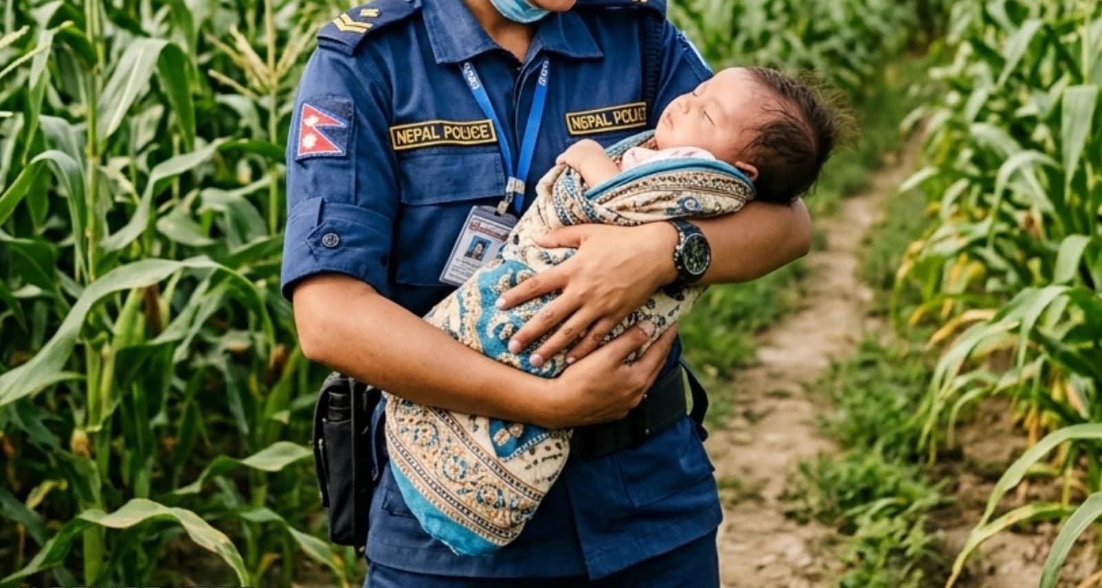 झापामा नवजात छोरी मकैबारीमा फेला