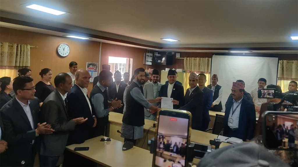 काठमाडौँ — प्रतिनिधि सभाका सभामुख पदमा उपसभापति डीपी अर्यालले मनोनयन दर्ता