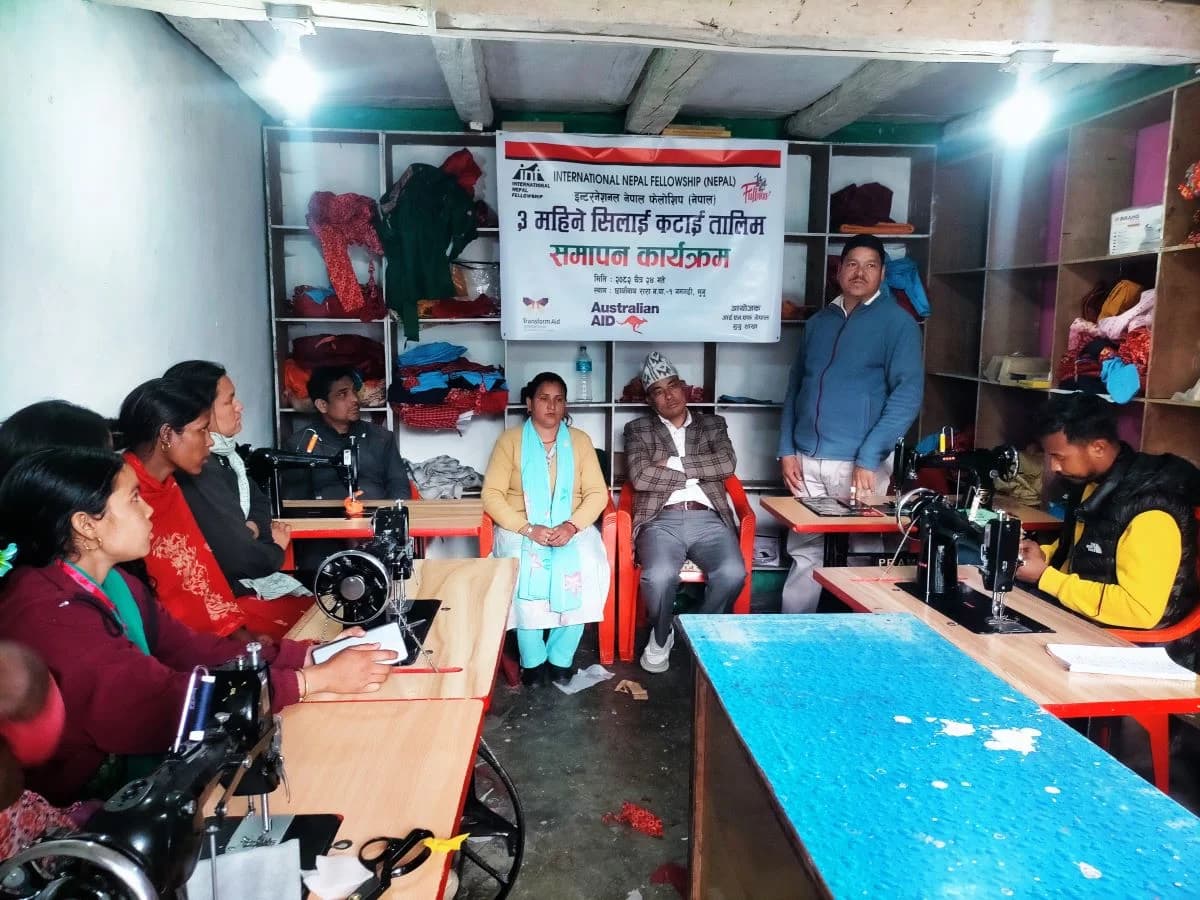 आईएनएफ मुगुको पहल, सिलाई तालिमले पाँच महिलालाई आत्मनिर्भर बन्ने बाटो