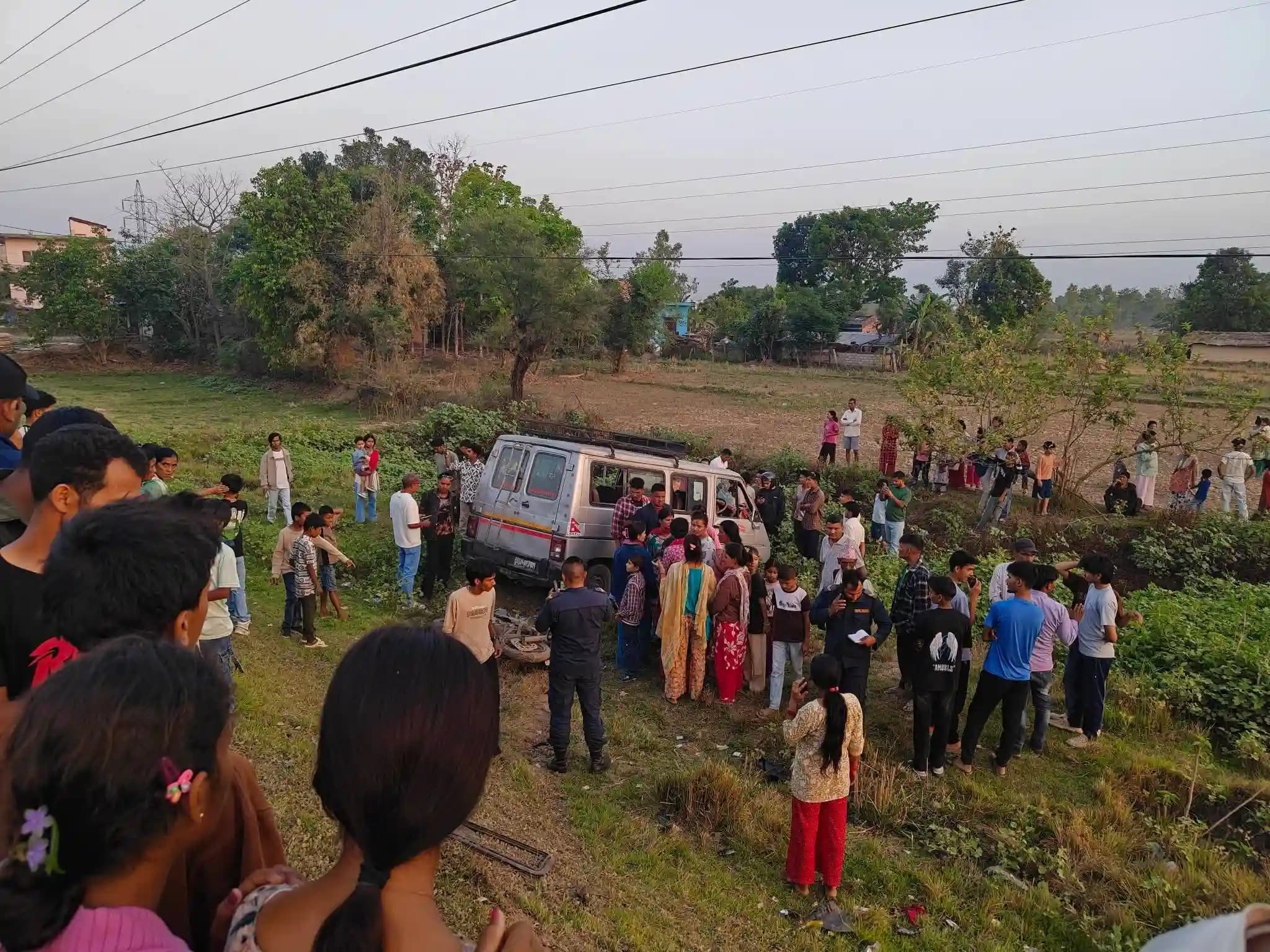 कैलालीमा हाइस–मोटरसाइकल ठक्कर, दुई जनाको मृत्यु