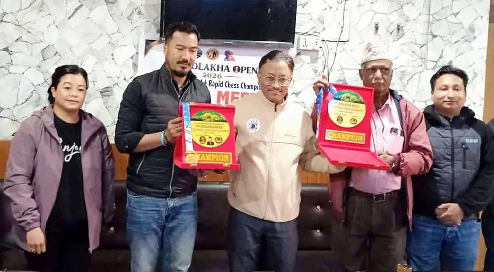 दोलखामा छैटौँ खुला अन्तर्राष्ट्रिय बुद्धिचाल प्रतियोगिता हुने