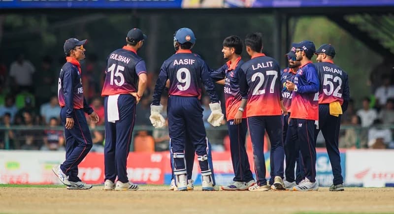 ओमानलाई ८ विकेटले हराउँदै नेपाल एसियाली खेलकुद छनोटको फाइनलमा